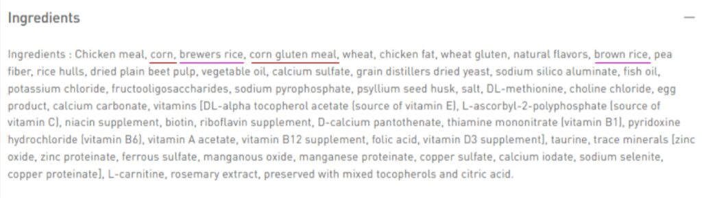 ingredients-list-carbs