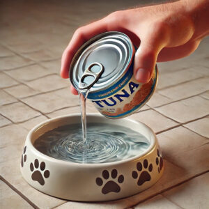 pouring-tuna-in-water
